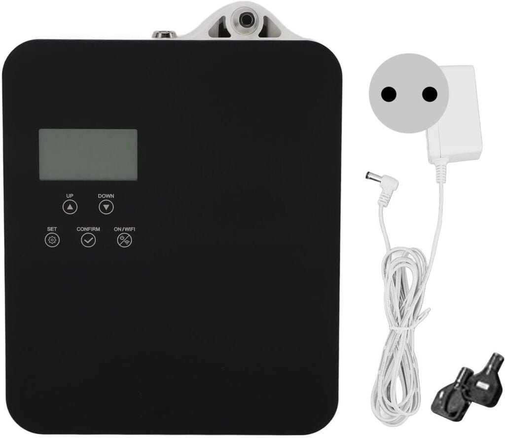 Atomiseur Intelligent de Serrure de Diffuseur sans Eau de Machine dair de Parfum pour Les Purificateurs dair de Taille de Voyage de Parfum de Bouteille Essentielle (Prise UE)