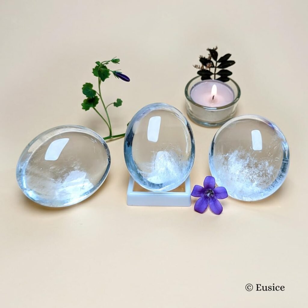 EUSICE - Améthyste Pierre Naturelle de Madagascar, Galet bien-être Anti stress, 100% artisanal  fait-main, Améthyste Haute Qualité Ethique pour Lithothérapie, Bien-être, Méditation et Yoga