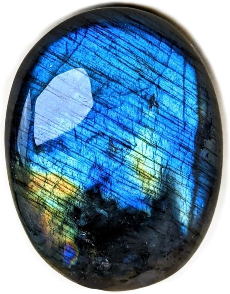 Eusice Labradorite Pierre Naturelle, Cristal Thérapeutique Lithothérapie, Galet de Relaxation et Anti Stress Bien-être, Méditation, Reiki, 100% Artisanal Fait-Main, Pierre de Paume Grand Format Eusice Labradorite Pierre Naturelle, Cristal Thérapeutique Lithothérapie, Galet de Relaxation et Anti Stress Bien-être, Méditation, Reiki, 100% Artisanal Fait-Main, Pierre de Paume Grand Format