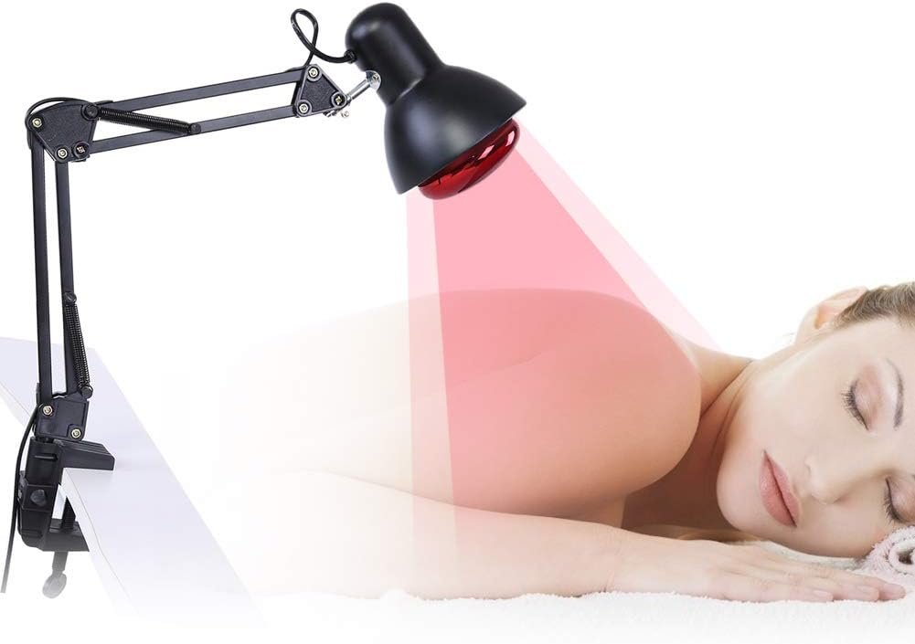 Lampe de soin de la chaleur infrarouge réglable pour soulager la douleur du dos (UE)