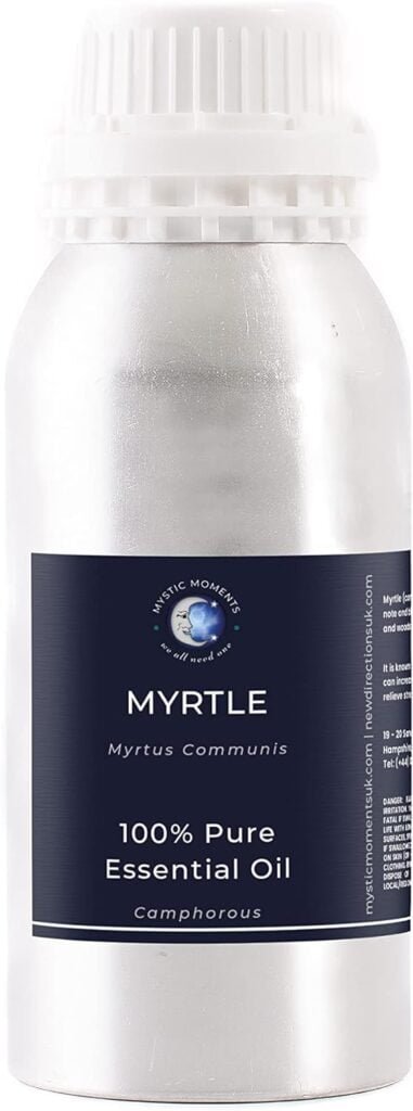 Mystic Moments | Huile essentielle de myrte 500 g – Huile pure et naturelle pour diffuseurs, aromathérapie et mélanges de massage végétaliens sans OGM Mystic Moments | Huile essentielle de myrte 500 g – Huile pure et naturelle pour diffuseurs, aromathérapie et mélanges de massage végétaliens sans OGM
