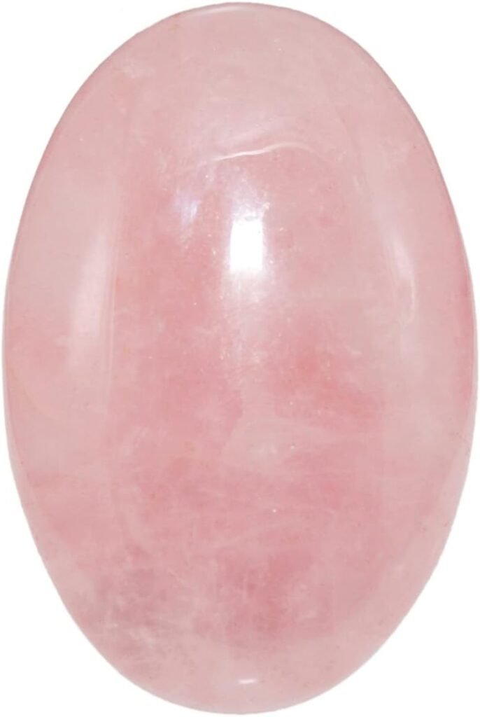 Nupuyai 6cm Quartz Rose Naturelle Polis Pierre dinquiétude de Paume pour la Thérapie, Pierre de Massage de Poche Ovale Cristal de Guérison pour la Méditation Nupuyai 6cm Quartz Rose Naturelle Polis Pierre dinquiétude de Paume pour la Thérapie, Pierre de Massage de Poche Ovale Cristal de Guérison pour la Méditation