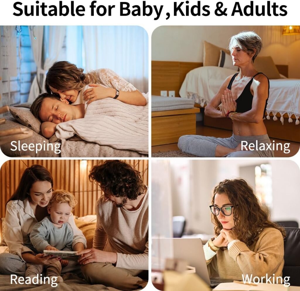 OrangeLight Réveil lever du soleil avec simulation du lever du soleil - 25 sons de sommeil naturels - 12 couleurs - Veilleuse double alarme - Fonction snooze - Aide au sommeil - Pour enfants et