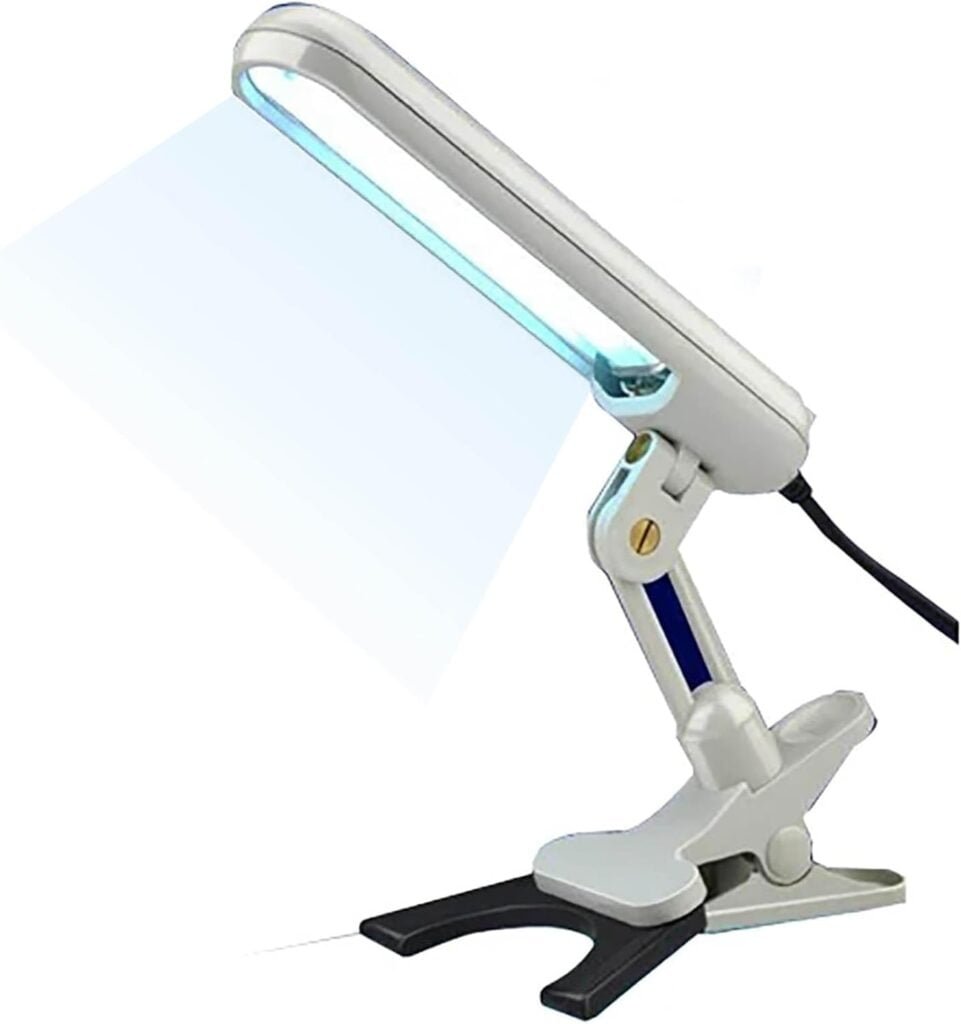 POCDOKYZ Lampe De Photothérapie UVB 311NM, Lampe UVB pour La Peau, Zone Dirradiation : 48 C㎡ + Rotation Multi-Angle + Lunettes + Durée Dutilisation 1000 H,White POCDOKYZ Lampe De Photothérapie UVB 311NM, Lampe UVB pour La Peau, Zone Dirradiation : 48 C㎡ + Rotation Multi-Angle + Lunettes + Durée Dutilisation 1000 H,White