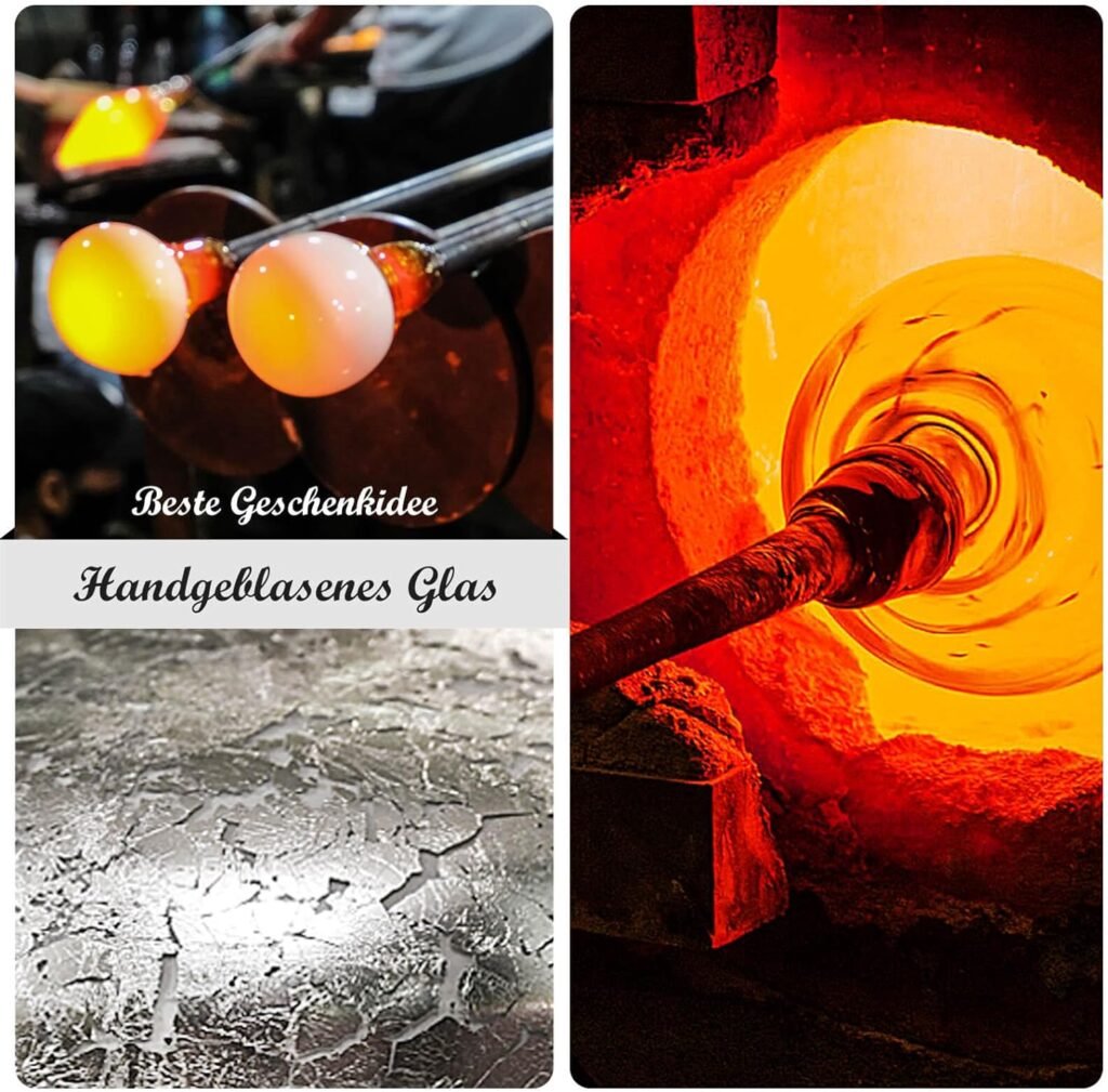 Porseme Verre diffuseur darômes 500ml,diffuseur pour huiles essentielles,grand humidificateur, brume fraîche ultrasonique, 7 changements de couleur,dure 15 à 21 heures pour appartement(Plaqué argent)