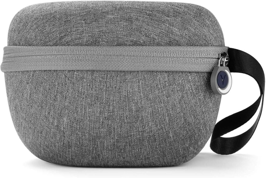 Yogasleep Dohm One White Noise Machine + Voyage Case, Real Fan Inside for Non-Looping, Sound Machine for Travel, Office Privacy, Sleep Therapy for Adults  Baby, 101 Night Trial, White, 2 pièces