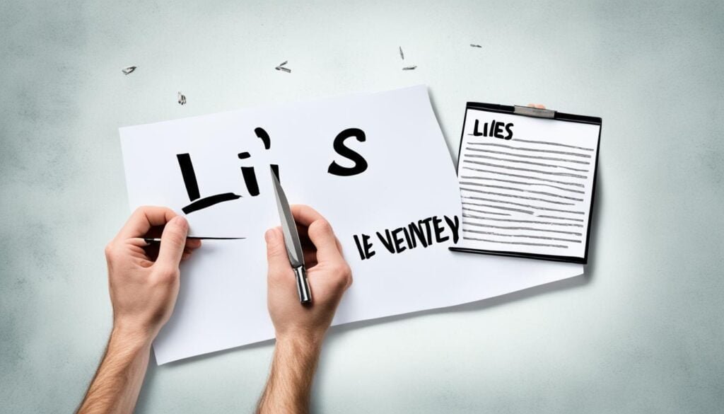 Décalage entre paroles et actes